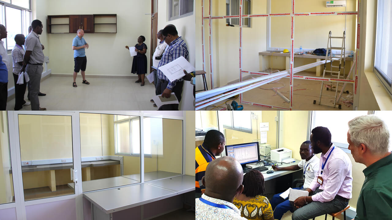 Building LCMS laboratory at Sokoine University of Agriculture, Morogoro, Tanzania.